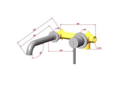 Inbouw wastafelkraan Garcia - Exclusive 304-RVS