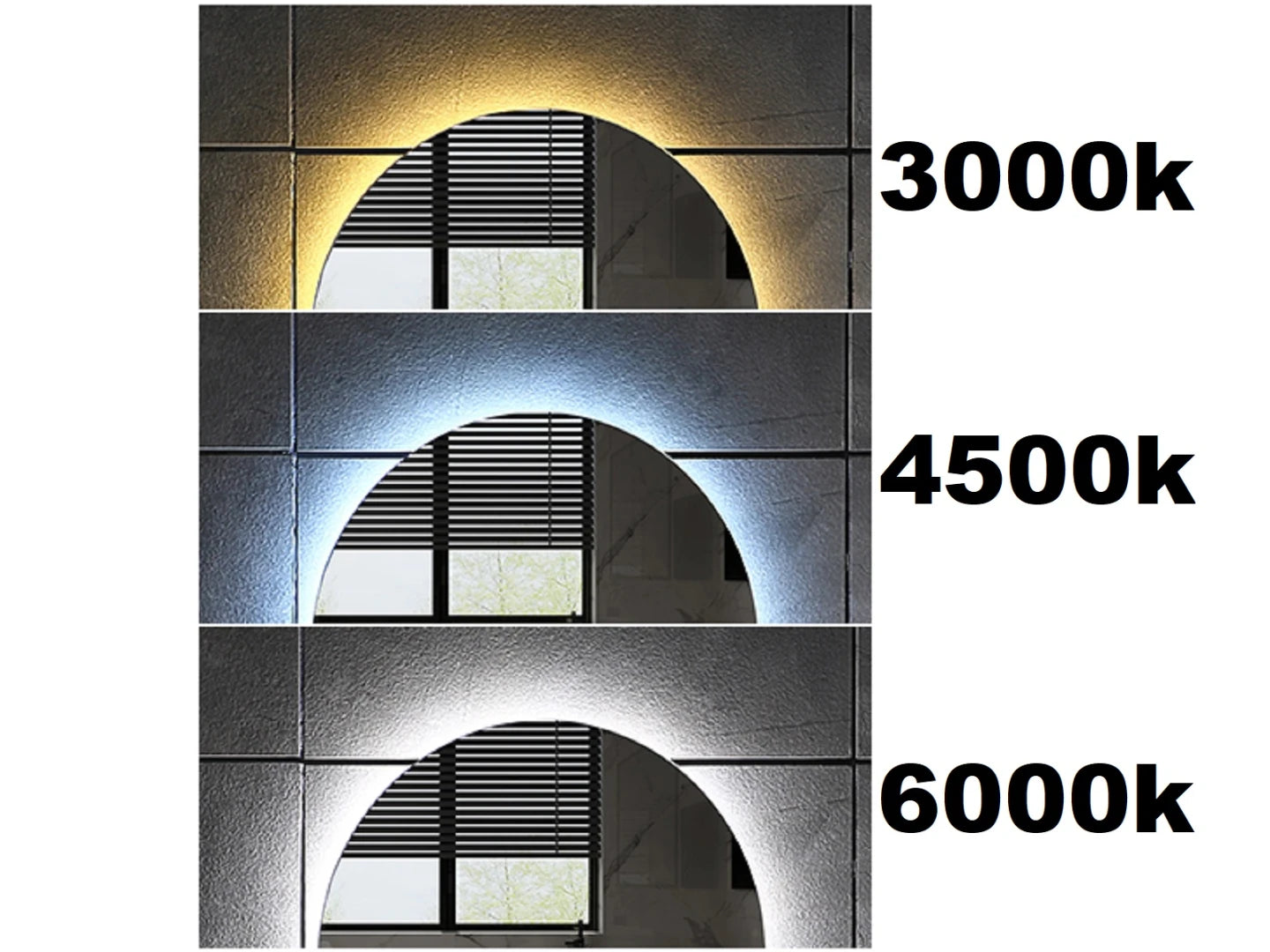 LED Badkamerspiegel - Horizontaal of verticaal - Catina 180x79cm