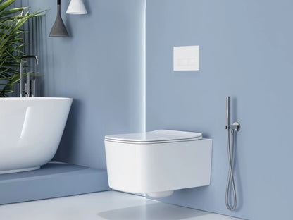 Hangend rimless toilet - Portland - Glans wit - 53x38x32cm