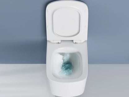 Hangend rimless toilet - Portland - Glans wit - 53x38x32cm