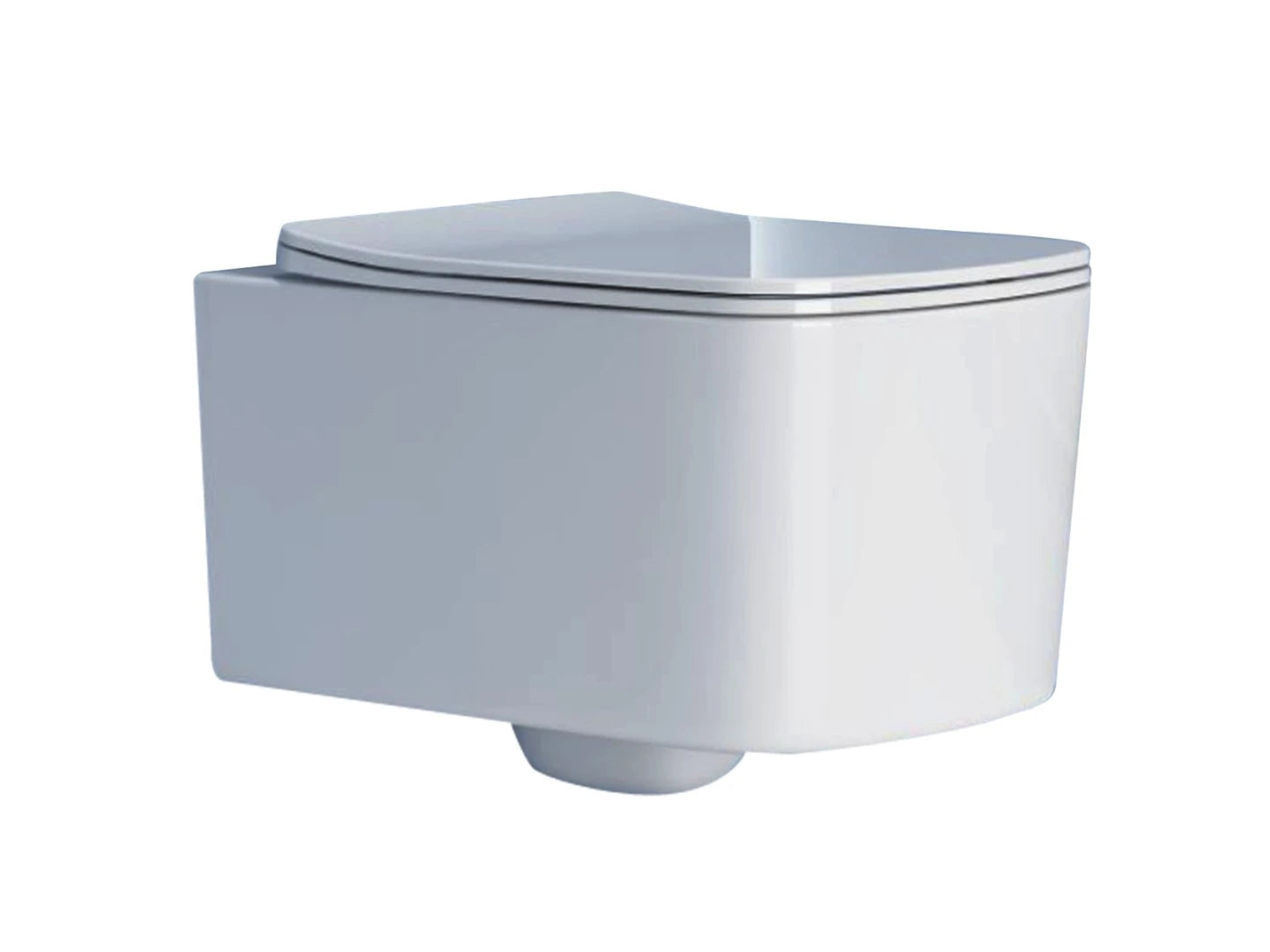 Hangend rimless toilet - Portland - Glans wit - 53x38x32cm