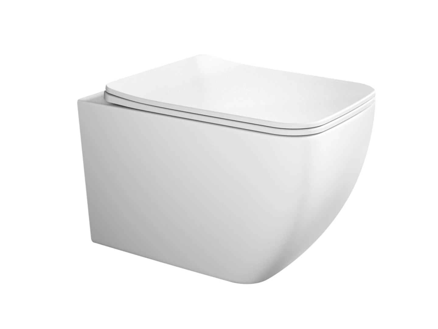 Hangend rimless toilet - Florida Mat wit - 52x36x38cm