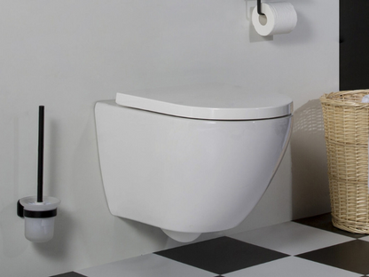 Hangend Toilet - Jama Randloos Compact - Dikke Softclose Zitting