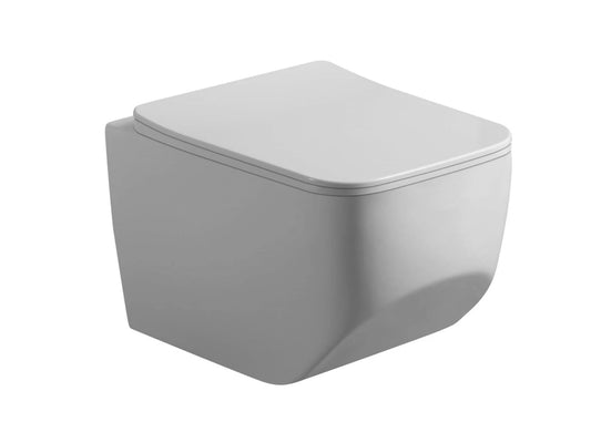 Hangend rimless toilet - Vermont Glans wit - 52x36x36cm