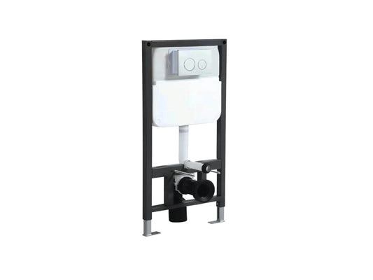 Inbouwreservoir - Dual flush Grijs - 8-11x58x109-121cm