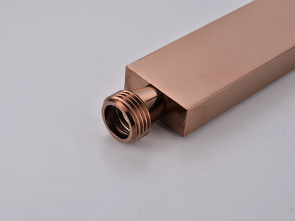 Thermostatische inbouw regendoucheset - Pointer Rose goud