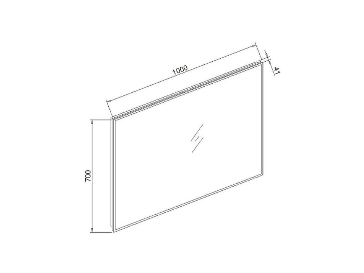 Luxora® Infinity LED Badkamerspiegel - Spiegelverwarming - 100 cm