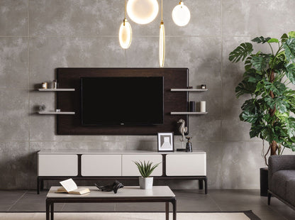 Lucca Luxe TV Cinewall Wandmeubel Set