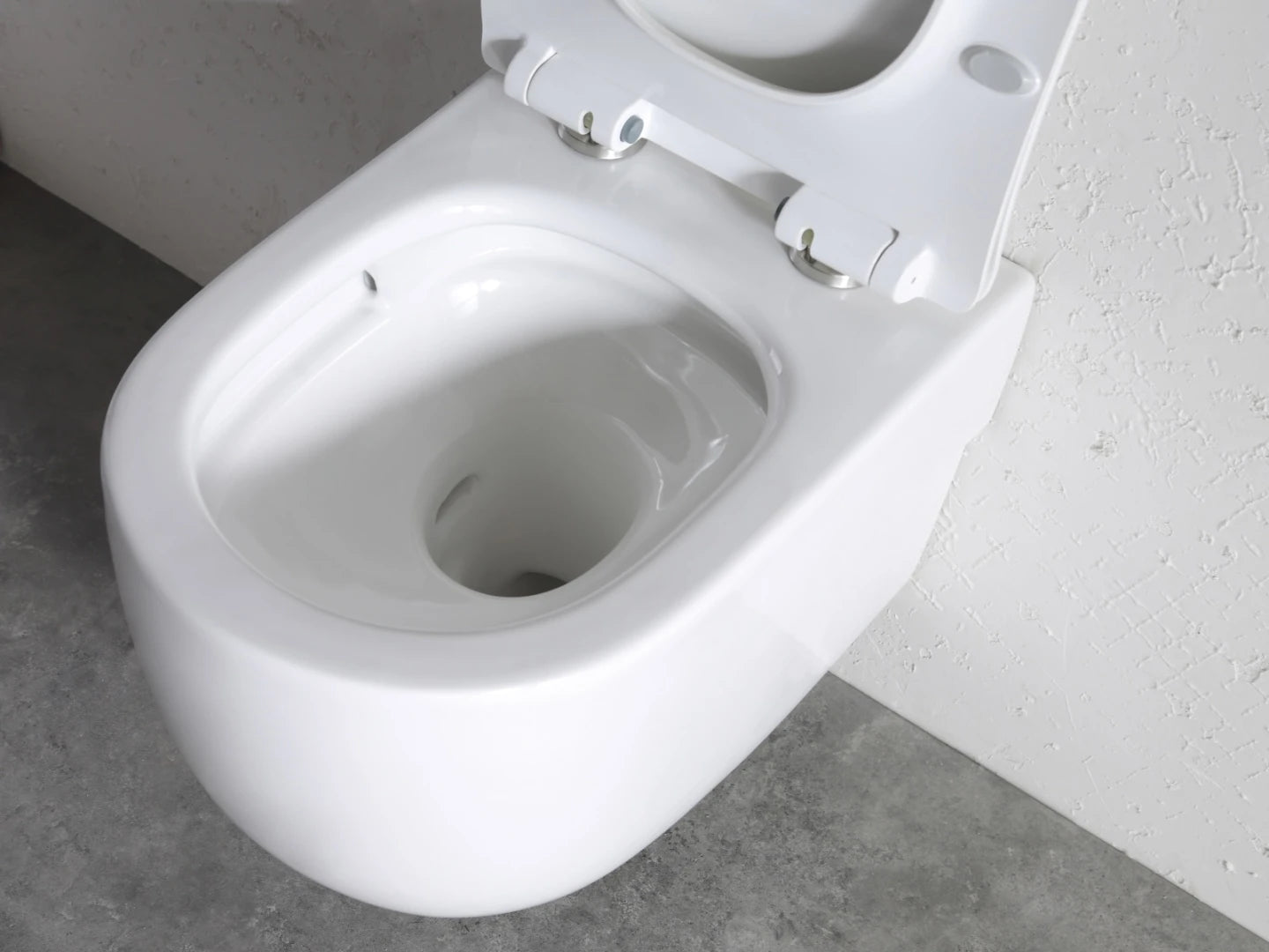 Hangend rimless toilet - Texas Glans wit - 53x37x36cm