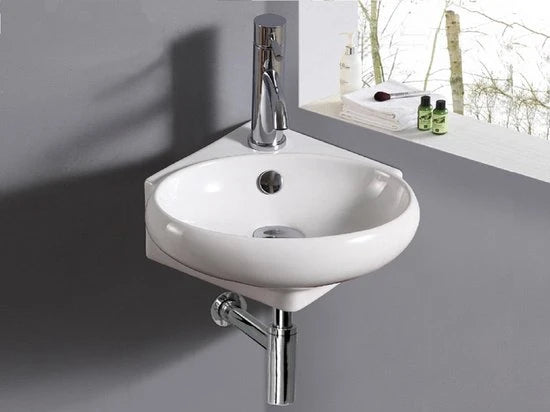 Toilet fontein - Dent Glans wit - 37x37x14cm