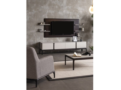 Lucca Luxe TV Cinewall Wandmeubel Set