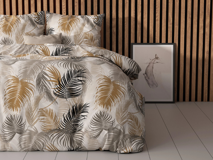 COMFY®  Feather District Dekbedovertrek Zand - 240 x 200/220