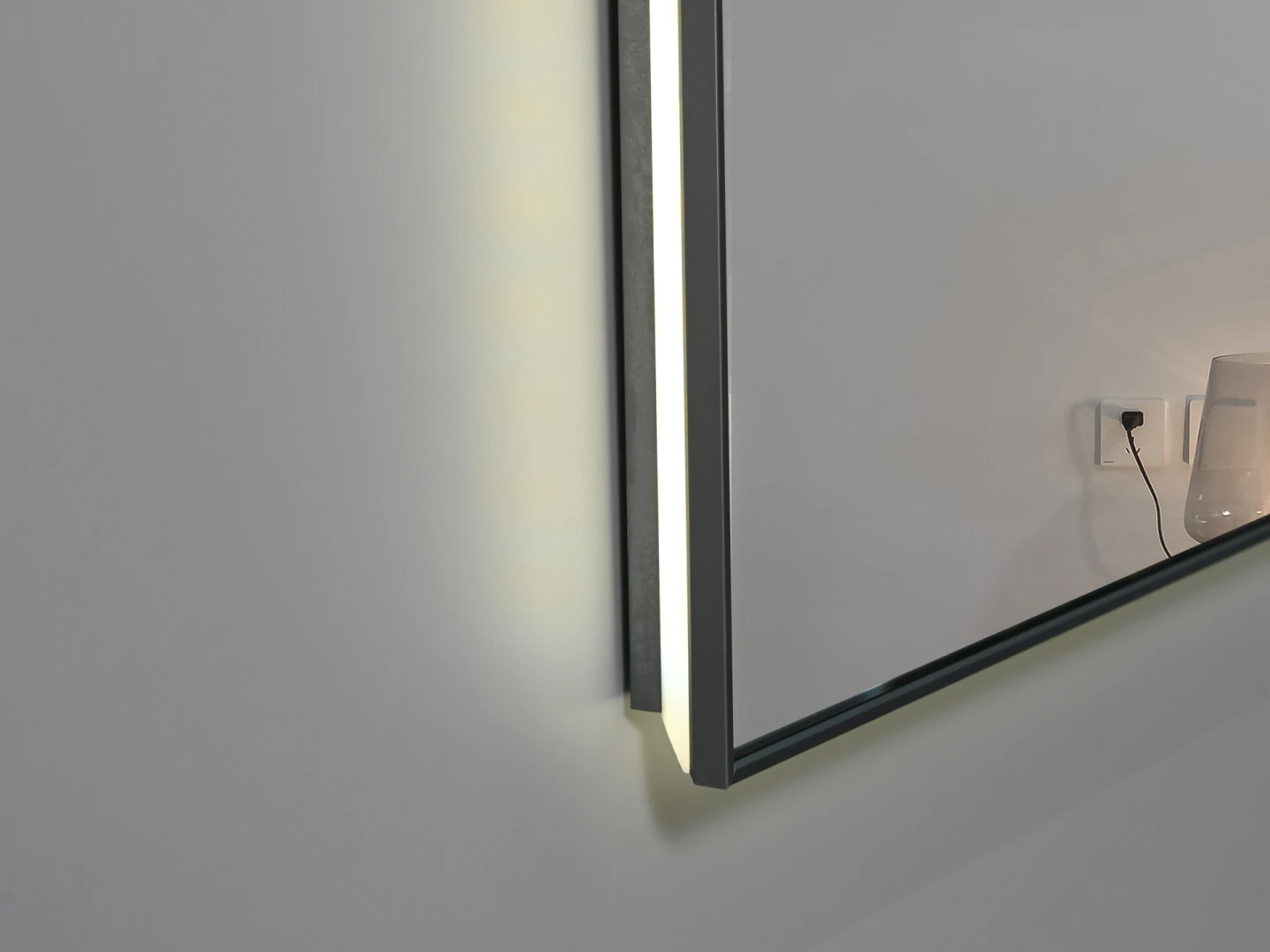 LED Badkamerspiegel - Bluetooth - Noël Gunmetal grey - 120x70cm