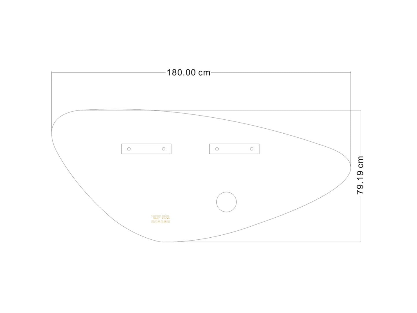 LED Badkamerspiegel - Bluetooth en speakers - Catina 180x79cm