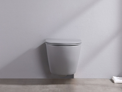 Toiletpot Randloos - Itsie Grijs Mat - Softclose Zitting