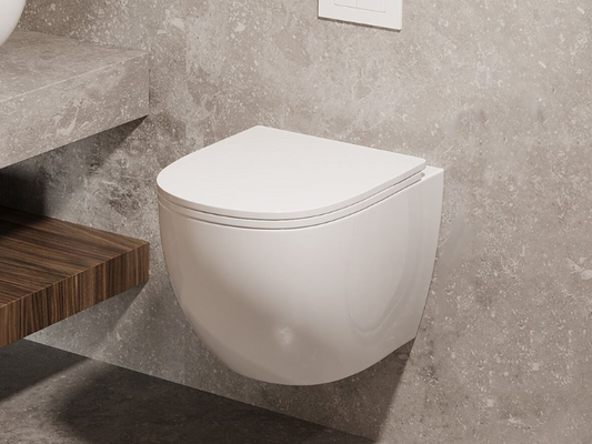 Toiletpot Randloos - Itsie Wit Glans - Softclose Zitting