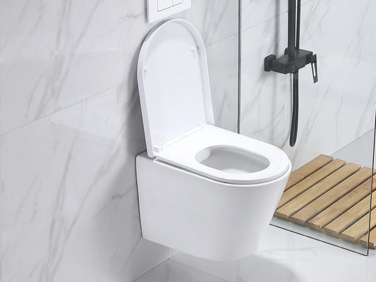 Hangend rimless toilet - Oregon Mat wit - 43x37x51cm