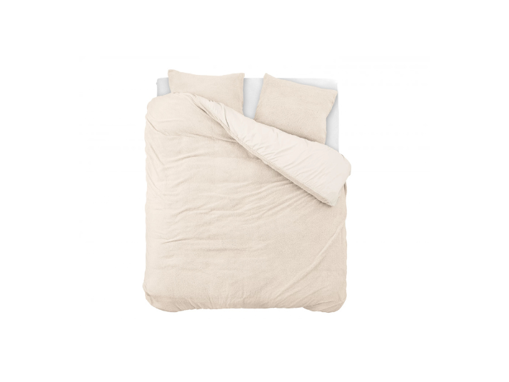 COMFY®  Premium Teddy Creme Dekbedovertrek - 240 x 220