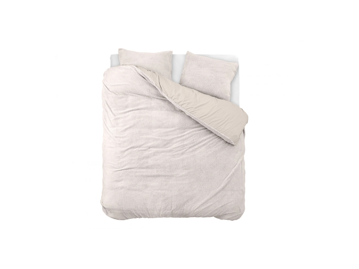 COMFY® Teddy Katoen Dekbedovertrek Taupe - 240 x 200/220