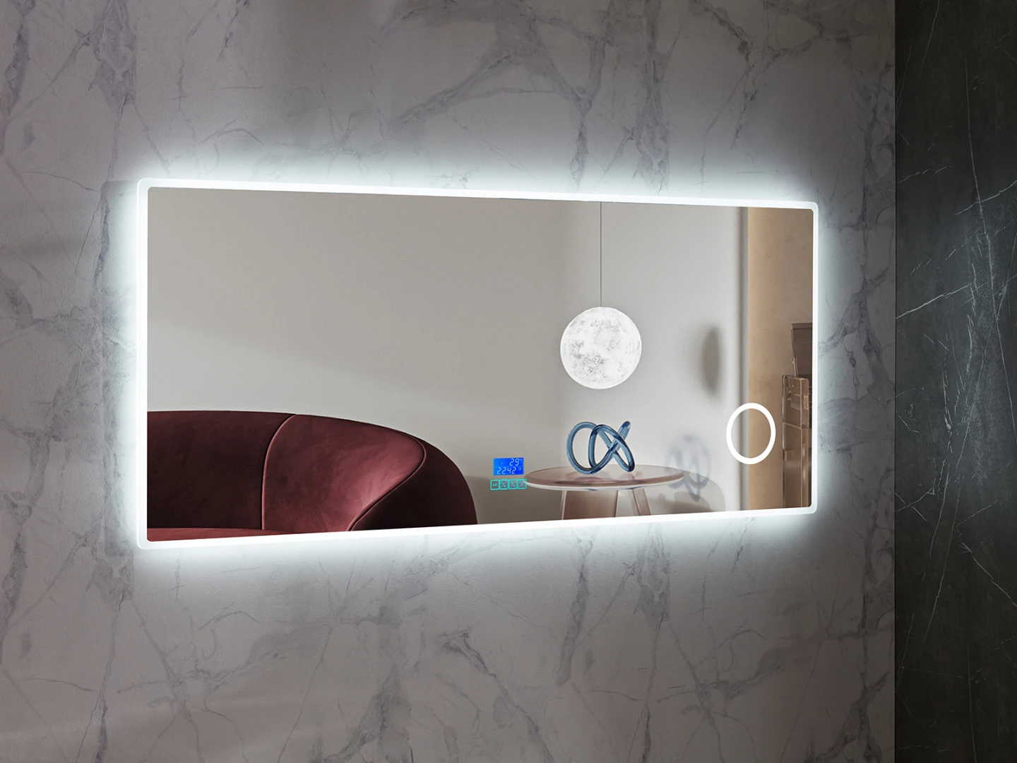 LED Badkamerspiegel - Bluetooth - Myla 160x70cm