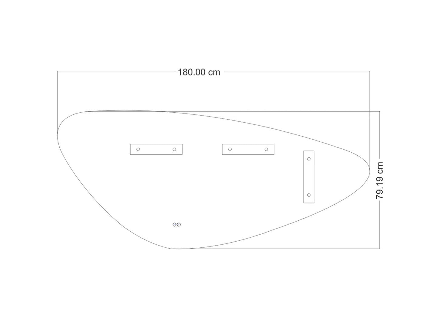 LED Badkamerspiegel - Horizontaal of verticaal - Catina 180x79cm