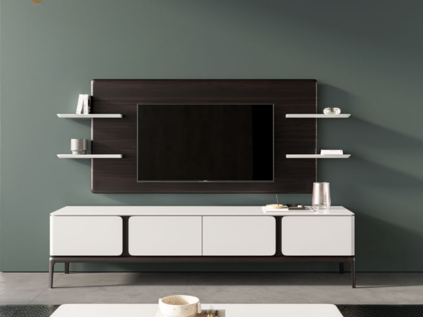 Lucca Luxe TV Cinewall Wandmeubel Set