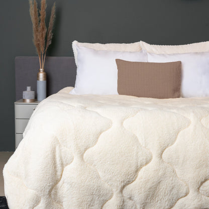 COMFY® Lazy Teddy Dekbed Crème