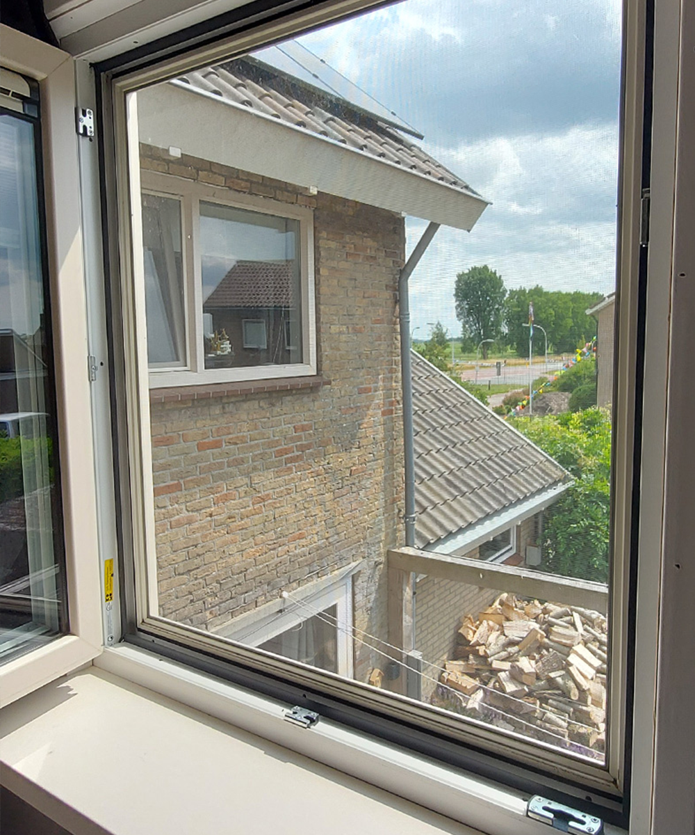 Sunflect® Inzethor op maat gemaakt - Kwartsgrijs (RAL7039)