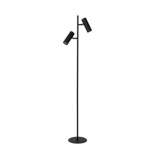 CLUBS - Vloerlamp - 2xGU10 - Zwart