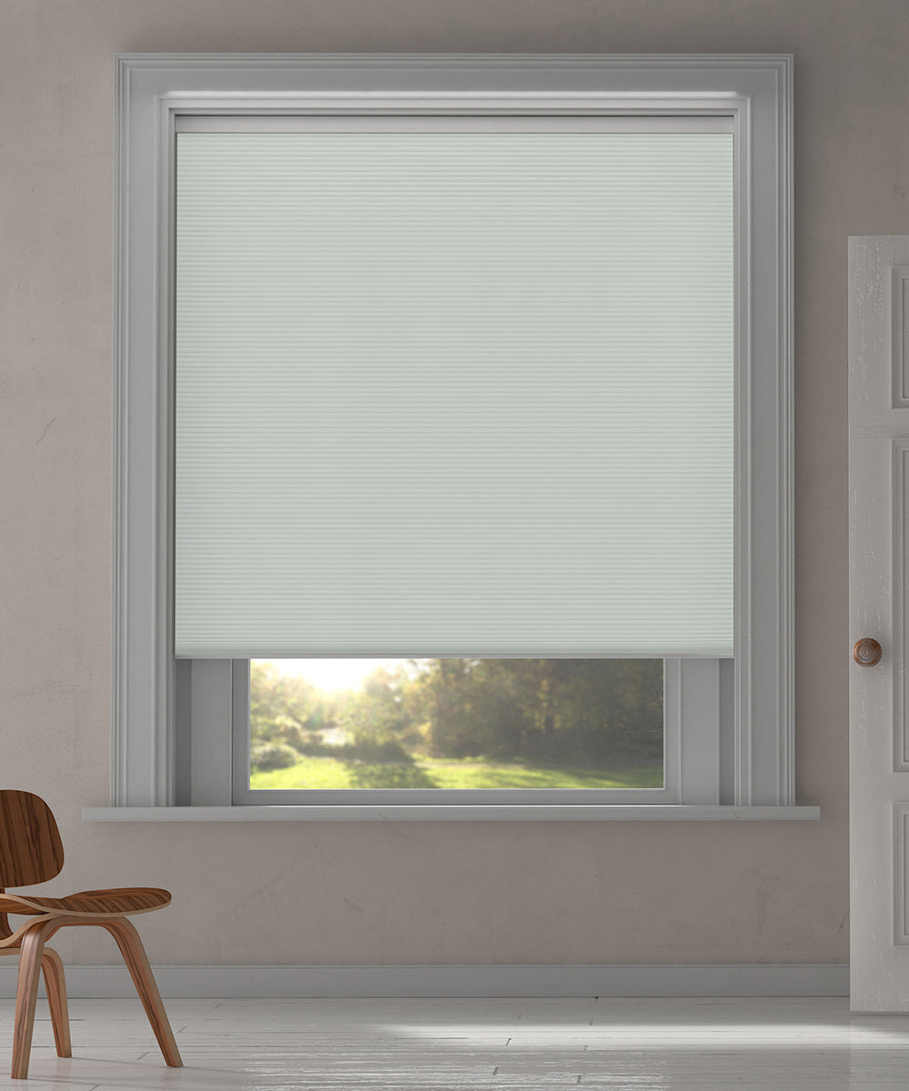 Duette® shades wit verduisterend - ingespannen TruFit® model - HetBinnenAanzicht